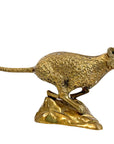 Vintage Brass Cheetah Figurine
