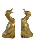 Vintage Brass Duck Bookends-A Pair