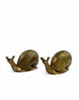Vintage Brass Snails-A Pair