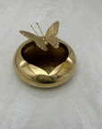 Vintage Brass Butterfly Ashtray/ Trinket Dish