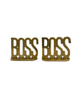 BOSS Brass Bookends Desk Décor