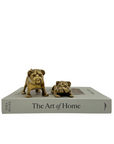 Vintage Brass Bulldogs-A Pair
