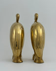 Vintage Brass Heron Birds-A Pair