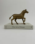 Vintage Brass Zebra Figurine – Safari Animal Sculpture | Hollywood Regency & Mid-Century Modern Decor