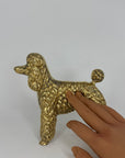 Vintage Brass Poodle