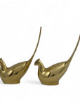 Vintage Brass Pheasant Pair – Elegant Mid-Century Figurines