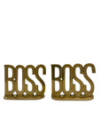 BOSS Brass Bookends Desk Décor