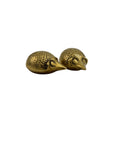 Vintage Brass Hedgehogs-A Pair