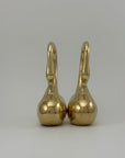 Vintage MCM Brass Swans- A Pair