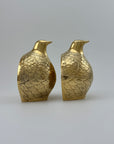 Brass Bird Bookends-A Pair