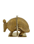Vintage Brass Armadillo Bookends-A Pair