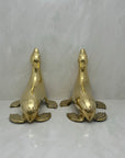 Vintage Brass Seals- A Pair by Frederick Cooper