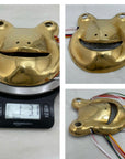 Vintage Brass Frog Masks-A Pair