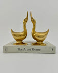 Vintage Brass Geese-A Pair
