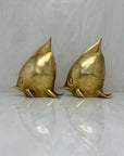 Large Vintage Brass Fish-A Pair by Dolbi Cashier