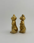 Vintage Brass Frogs -A Rare Pair