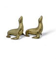 Vintage Brass Seals- A Pair by Frederick Cooper
