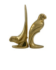 Large Vintage Brass Parrots-A Pair