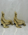 Vintage Brass Seals- A Pair by Frederick Cooper