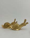 Vintage Brass MCM Snails-A Pair