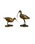 Vintage Brass Shore Birds