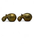 Small Vintage Brass Hippos-A Pair