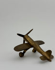 Small Vintage Brass Airplane