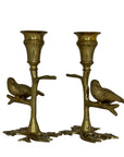 Vintage Mottahedeh Brass Candlestick Pair