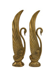 Vintage Brass Swans-A Pair by Dolbi Cashier
