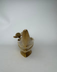 Vintage Brass Swan Trinket Dish- XL