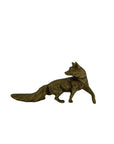 Vintage Brass Fox Figurine – Symbol of Cleverness & Resilience