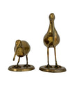Vintage Brass Shore Birds