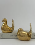 Vintage Brass Birds-A Pair