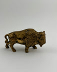 Vintage Brass Bison