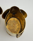 Vintage Brass Elephant Cachepots- A Pair
