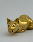 Vintage Brass Cat Figurine
