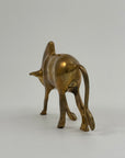 Vintage Brass Bull Figurine
