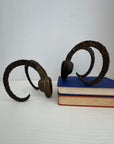Vintage 1981 Dolbi Cashier Ram Horn Sculptures
