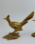 Vintage Brass Roadrunner Pair – Sculptural Mid-Century Collectibles