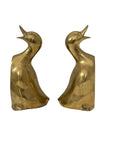 Vintage Brass Duck Bookends-A Pair