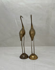 Vintage Brass Birds- A Pair
