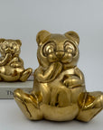 Vintage Brass Bears- A Pair
