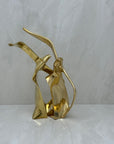 Vintage Brass Soaring Birds-A Pair