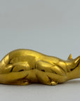 Vintage Brass Cat Figurine