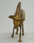 Vintage Brass Bull Figurine