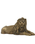 Vintage Brass Lion- A Regal Art Deco Figurine