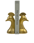 Vintage Brass Bird Bookends-A Pair