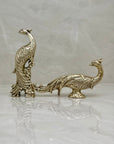 Vintage Brass Pheasant Pair – Elegant Mid-Century Bird Sculptures