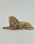 Vintage Brass Lion- A Regal Art Deco Figurine