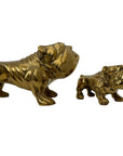 Pair of Vintage Brass Bulldogs - A Tribute to Fatherhood and Friendship